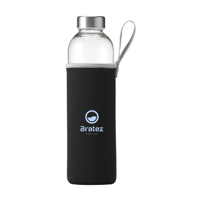 SENGA GLASS 750 ML DRINK BOTTLE in Black