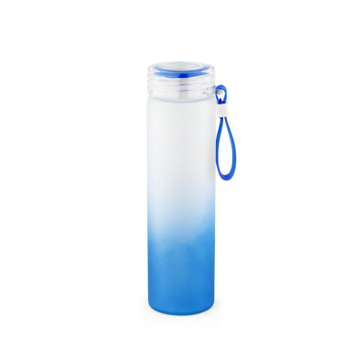 WILLIAMS BOTTLE in Borosilicate Glass & Cap in as 470 Ml in Royal Blue