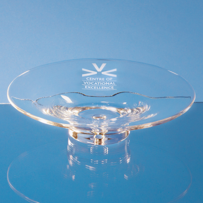 22CM HANDMADE BUBBLE BASE SHALLOW BOWL