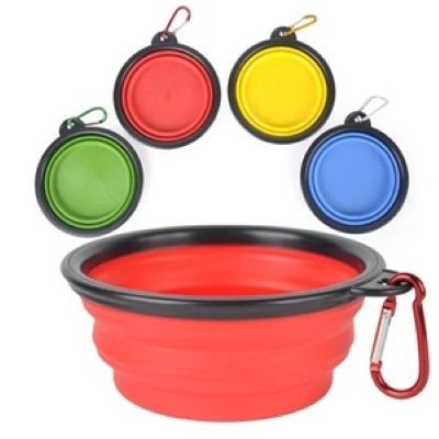 COLLAPSIBLE SILICONE PET BOWL