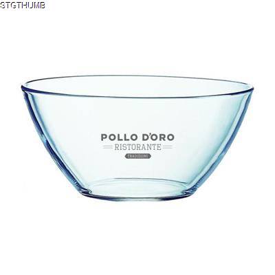 COSMOS GLASS SERVING BOWL 200MM/7