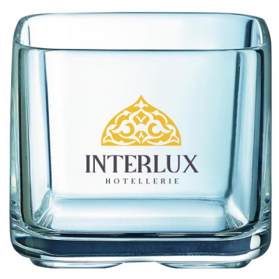 MEKKANO TALL SQUARE GLASS DISH (390ML & 13,2OZ)