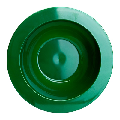 PLASTIC BOWL DARK GREEN