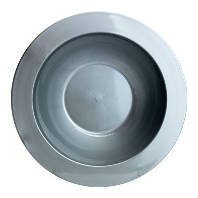 PLASTIC BOWL SILVER