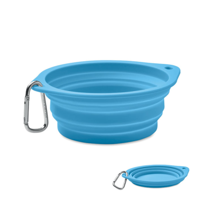 PORTABLE PET BOWL 350 ML in Blue