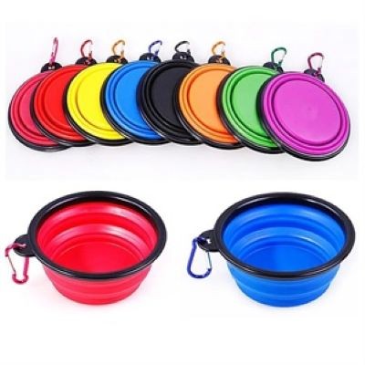 SILICONE PET FOLDING BOWL