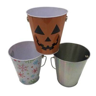 GALVANIZED METAL ICE BUCKET