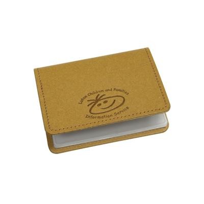 ECO NATURAL LEATHER BUSINESS CARD WALLET