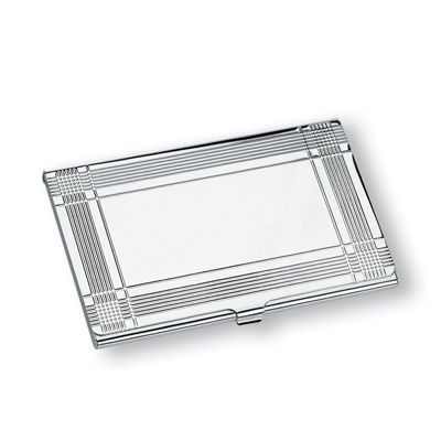 MARVIN METAL POCKET BUSINESS CARD HOLDER in Silver