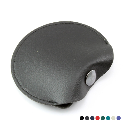 RECYCLED ELEATHER COIN OR EAR BUD POUCH