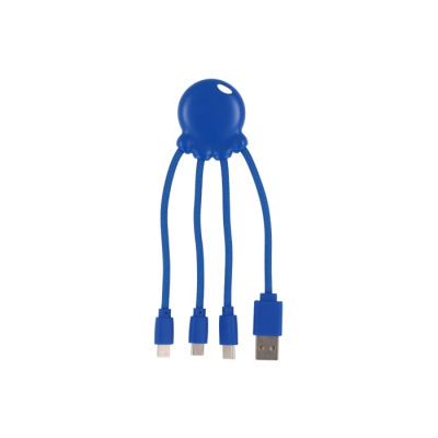 2087 | XOOPAR ECO OCTOPUS CHARGER CABLE in Blue