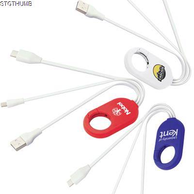 3-IN-1 LONG ARM USB CHARGER CABLE - NEW TYPE-C CONNECTOR
