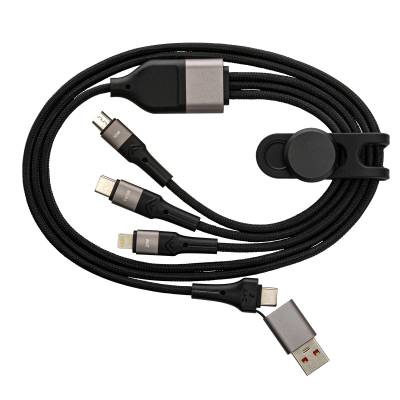 6-IN-1 CHARGER CABLE with LED Display