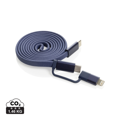 ARC RCS RECYCLED ULTRA-THIN 60W 2 in 1 Magnetic Cable in Blue