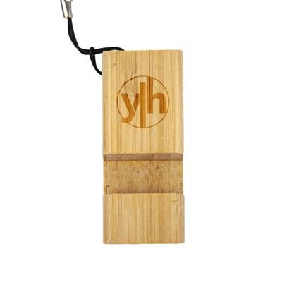 BAMBOO KEYRING PHONE STAND