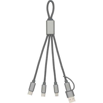 BRANDCHARGER RPET CHARGER CABLE in Gunmetal Grey