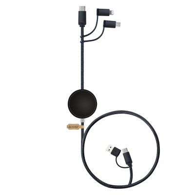 C25 - 60W FAST CHARGER PD MULTI CABLE in Black