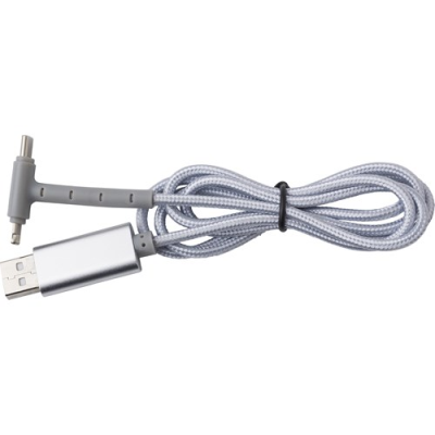 CHARGER CABLE in Silver