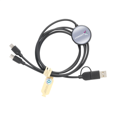 CHARGER CABLE RCS RECYCLED ABS-TPE in Black