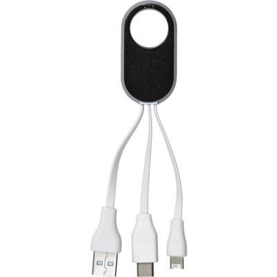 CHARGER CABLE SET in Black