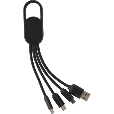 CHARGER CABLE SET in Black