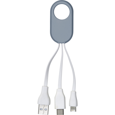 CHARGER CABLE SET in Grey