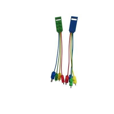 COLOURFUL PLAYFUL 3-IN-1 CABLE