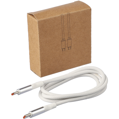 NYLON CHARGER CABLE in White