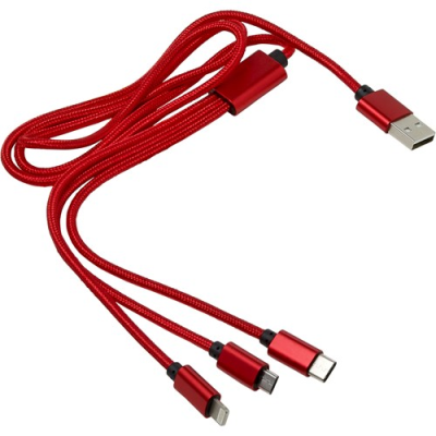 THE DANBURY - USB CHARGER CABLE in Red