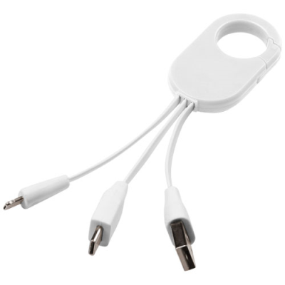 TROOP 3-IN-1 CHARGER CABLE in White
