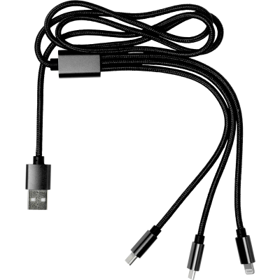USB CHARGER CABLE in Black