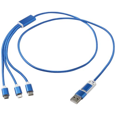 VERSATILE 5-1 RECYCLED ALUMINIUM METAL CHARGER CABLE