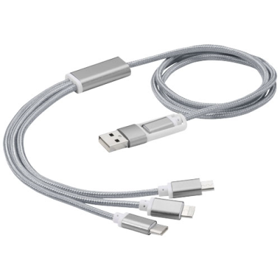 VERSATILE 5-IN-1 CHARGER CABLE in Silver