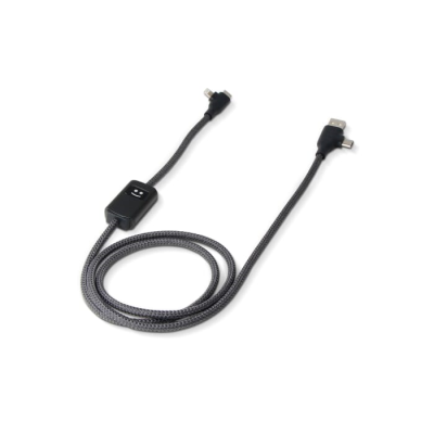 XOOPAR ALLURE PD CABLE with Data Transfer in Dark Grey