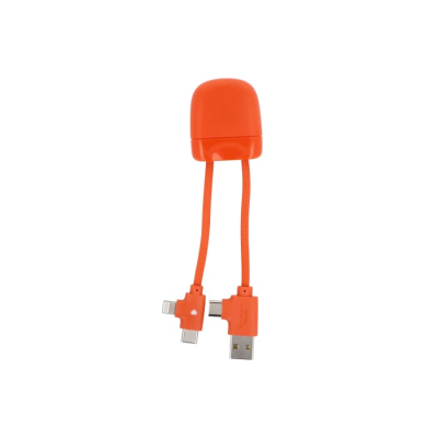 XOOPAR ICE-B MULTI CHARGER CABLE in Orange