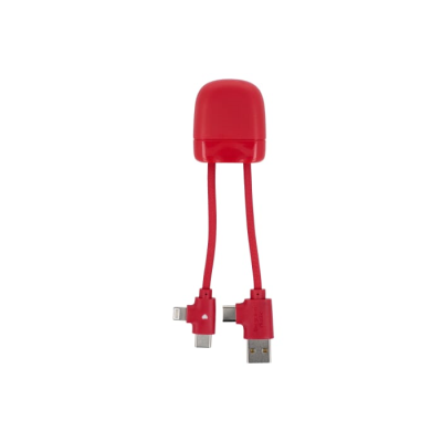 XOOPAR ICE-B MULTI CHARGER CABLE in Red