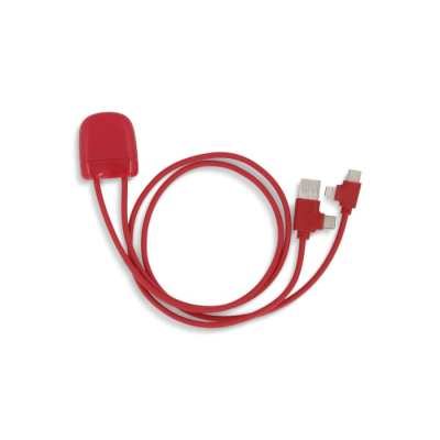 XOOPAR ICE-C CHARGER CABLE in Red