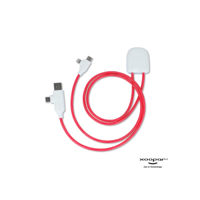 XOOPAR LIGHTING ICE-C CHARGER CABLE in Red