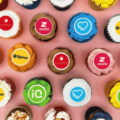 CUPCAKES with Edible Branding