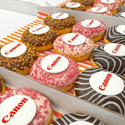 DONUTS with Edible Branding