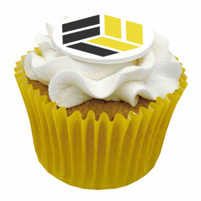 FROSTED CUPCAKE - EDIBLE BRANDING - 4CM