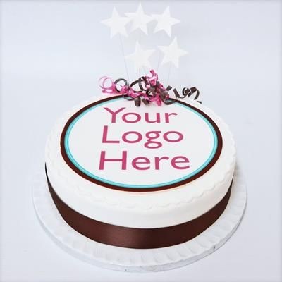 ROUND LOGO CAKE