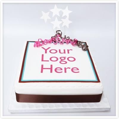 SQUARE LOGO CAKE