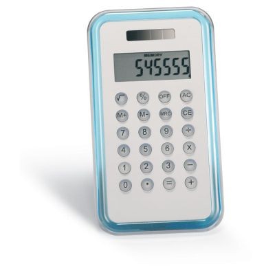8 DIGIT CALCULATOR in Blue
