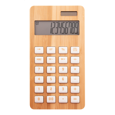 BAMBOO CALCULATOR in Natural