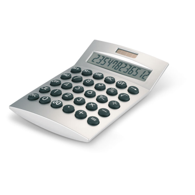 BASICS 12-DIGITS CALCULATOR in Silver