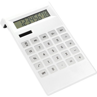 DESK CALCULATOR in White