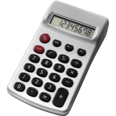 POCKET CALCULATOR in Silver