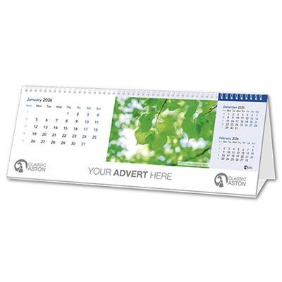 12 LEAF LANDSCAPE DESK CALENDAR