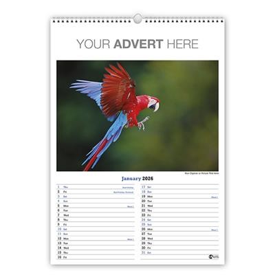 12 LEAF MEMO CALENDAR